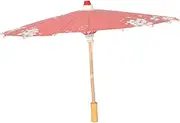 [CALLARON] Chinese Handmade Oiled Paper Umbrella Elegant Decorative Stick Umbrella for Japanese Restaurants Izakayas and Weddings Classic Art Design for Cultural Charm