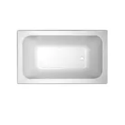 Grandismo 1400*800*460mm Gloss White Acrylic Drop in Bath Tub