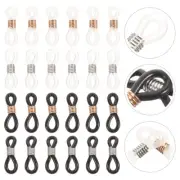 100 Pcs Glasses Accessories Eyeglass Circle Hook Eyeglasses Buckle Miss
