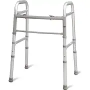 Carex Lightweight Folding Walker for Seniors Adult Walker Portable Medical Wa...