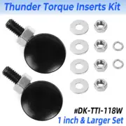 Thunder Torque Inserts Fits 1" Diameter & Larger Set DK-TTI-118W Stainless Steel