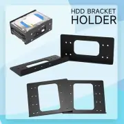 Aluminum Alloy 2/4 Bay Hard Disk Rack 3.5 Inch HDD Bracket Holder Box Cage Case