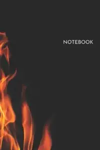 在飛比找博客來優惠-Notebook: Fire Blank Lined Col