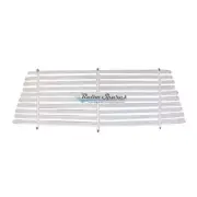 WHITE VENETIAN BLIND AUTO SHADE FOR FORD ESCORT MAR 1970 - OCT 1975 (for: Ford)