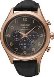 Seiko SSC566 SSC566P9 Mens Solar Watch leather band Chronograph NEW RRP $695.00