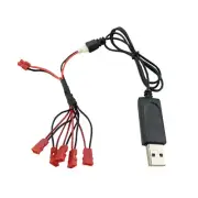 USB Charging Cable 5 in 1 Conversion Line For SYMA X5 X15 X21 Drone Charger