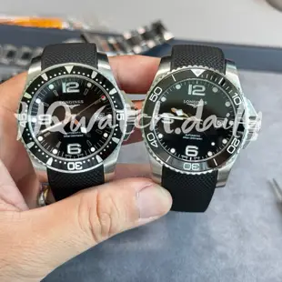 （台灣現貨）Longines Conquest第四代浪琴深海征服者錶帶 浪鬼 同款橡膠代用錶帶 康卡斯錶帶 浪琴錶帶