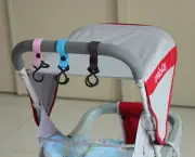 AU Seller 2 pcs One-pair pram stroller hooks hangers brand new