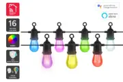 Kogan SmarterHome™ RGBICW Festoon Lights (15m), Smart Light Fixtures, Smart Home