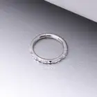 Implant Grade Titanium Pyramid Sparkle Studded Geometric Seamless Clicker Ring