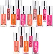 Healeved 3sets Lip Gloss Clear Lip Gloss Vegetable Oil 5pcs*3