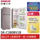 SANLUX【台灣三洋】380L 雙門變頻電冰箱 SR-C380BV1B(輸碼94折HE94SE418)