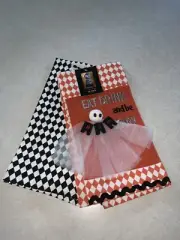 CYNTHIA ROWLEY CURIOUS HALLOWEEN 2 PIECE KITCHEN TOWEL SET GHOST NEW