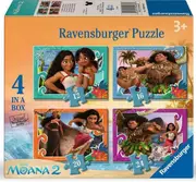 Ravensburger - Moana 4 Puzzles In A Box