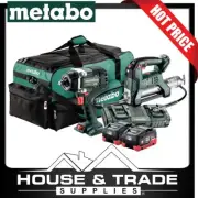 Metabo Cordless Impact Wrench Grease Gun Kit 18v 5.5Ah Li-Ion AU68205450