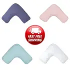 Cotton&Poly V Shape Pillow Case Cover Tri Boomerang V Shaped Cushion CoverNew