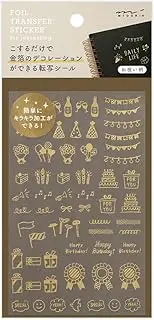 Midori 82622006 Sticker Decal Foil Festive Pattern
