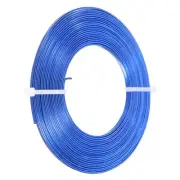 16' Flat Aluminum Wire 18Gauge Bendable Anodized Aluminum Wire Blue
