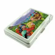 Pirate Treasure D3 Cigarette Case with Built in Lighter Metal Wallet