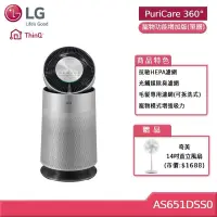 在飛比找Yahoo奇摩購物中心優惠-LG PuriCare 360°空氣清淨機 寵物功能增加版 