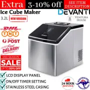 DEVANTi 3.2L Portable Ice Cube Maker Cold Commercial Countertop Machine LCD New
