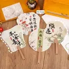 Chinese Style Handheld Fan Floral Cooling Fan Portable Mini Fans