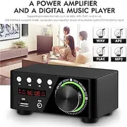 Bluetooth Digital Mini Amplifier 50WX2 Power Amplifier Board Bluetooth-compatible TPA3116 Receiver Stereo 12V Home Car Audio Amp USB U-disK TF Music Card Playe