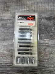NOS Skil Twist Bit Set, 12 Piece Set, 7 Bits, 4 Sockets, 1/4", Adaptor