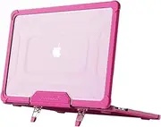 SaharaCase - Heavy-Duty Raider Series Case with Stand for MacBook Air 15" (2024), Pink, (LT00059)