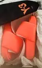 Adidas Y-3 Yohji Yamamoto Comfylette Puff Slides Solar Orange EH1717 Men 6/Wmn 7