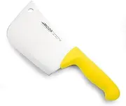 Arcos Butcher's Knife Made of Nitrus Stainless Steel with 19 cm Blade - Professional Butcher Knife with Ergonomic Polypropylene Handle - Yellow, Series 2900