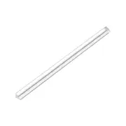 10mmx200mm Transparent Clear Solid Acrylic Triangle Rod PMMA Bar