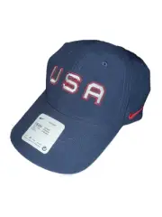 NEW Nike Adult Legacy91 USA Adjustable Golf/Hockey/Run Hat-Navy Blue C11904