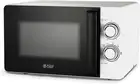 COMMERCIAL CHEF White Microwave 0.7 Cu. Ft. with Rotary Switch Knob, 700W Counte