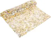 ADOCARN Nail Art Table Mat Sequins Nail Mat for Acrylic Nails Nail Art Supplies Manicure Table Pad Reusable Design