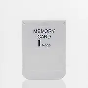LICAEVEY 1MB Memory Card for PS1 and PS One Game Console High Speed ABS Game Saving Card Compatible with Classic PS Game Systems (1 Piece)