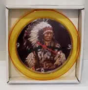 Indian 7" Gold novelty wall/desk clock Brand new