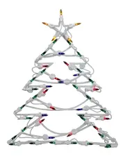 Northlight 18in LED Lighted Tree Double Sided Christmas Window Silhouette Decoration