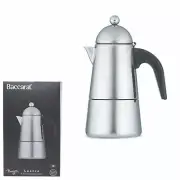 Baccarat Barista LUSTRO 6 Cup Espresso Coffee Stovetop Percolator Pot BNIB NEW