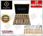 12-Pieces Woodworking Wood Chisel Carving Tool Set
