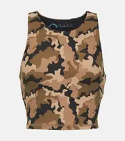 [The Upside] The Upside Trekky Jacinta cropped tank top AU 8 multicoloured