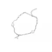 Women Fishtail Bracelet Chain Twisted Cuff Bracelet Bangle Adjustable Bracelets