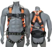 New! AFP DEMON FALL PROTECTION SAFETY HARNESS XXXL Full Body Padded OSHA PPE