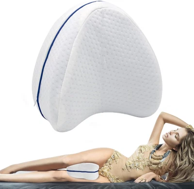 ROXANEPIG Leg Pillow, Knee Pillow for Side Sleepers, Soft Memory Foam Pillow ...