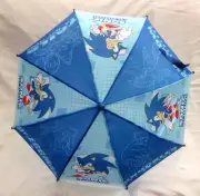 Kid's Unisex 27" Blue Sonic the HedgeHog licensed Umbrella!Brand New!