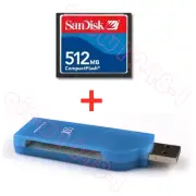 1 set 512MB CNC FANUC CF Compact Flash card + SSK USB2.0 Card reader
