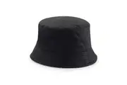 Beechfield Unisex Classic Reversible Bucket Hat (Black/ Light Grey) - UTRW4070