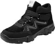 [JiuQing] Men's Hiking Boots Outdoor Walking Shoes Hook-Ring Lightweight for Travel Camping