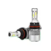 2 PCS S2 9007 / HB5 18W 6000K 1800LM IP65 2 COB LED Car Headlight Lamps DC 9-30V(Cool White)