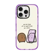 iPhone 16 Pro Impact Case MagSafe Compatible you matter mirror case by sad potato club